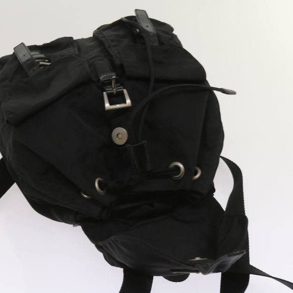 PRADA Backpack Nylon Black Auth fm3150 - Picture 9 of 16